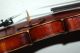 Sehr Alte Spielfertige 3/4 Geige - Violine Mit Bogen Und Koffer - Musikinstrumente Bild 5