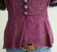 2.  Weltkrieg 30er 40er Antik Bluse 36 38 40 Shirt Lila Spitze Vintage S M Alt Kleidung Bild 2