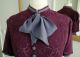 2.  Weltkrieg 30er 40er Antik Bluse 36 38 40 Shirt Lila Spitze Vintage S M Alt Kleidung Bild 3