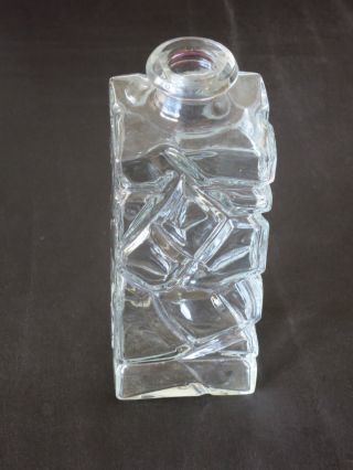 Design Glasflasche Mit Aufwändiger Verzierung - Korkenverschluss - Klar Bild