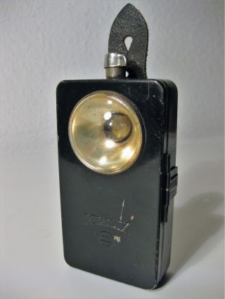 Alte Pertrix Taschenlampe Nr.  666 Flachbatterie Leuchte Wehrmacht Bild