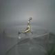 Ball Balancierender Seelöwe Seehund Alte 800 Silber Figur Miniatur Robbe Löwe Objekte nach 1945 Bild 5