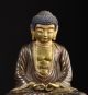 Buddha Amitabha.  Alte,  Vergoldete Statue.  Old,  Gilt Figure.  (japan,  Japanese) Entstehungszeit nach 1945 Bild 5