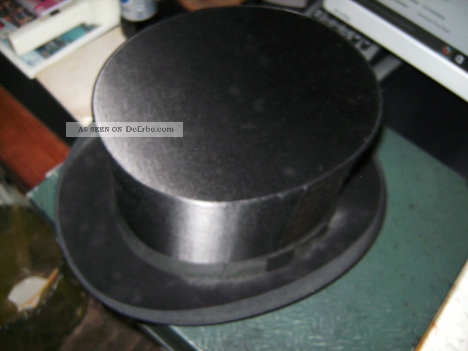 Chapeau Claque,  Zylinder,  Klapphut,  Seide,  Größe 59/ 60 Traumstück 1a Accessoires Bild