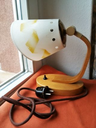 Sehr Schöne Ddr Nachttischlampe Tischlampe Ca : H 20cm.  (ohne Glühbirne) Bild