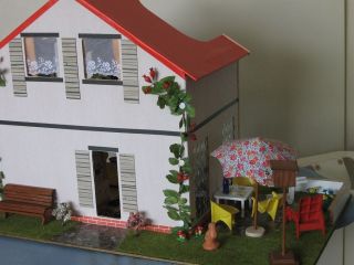Haus Mit Garten,  Eingerichtet Lisa,  Lundby - Möbel Puppenstube - Puppenhaus Bild