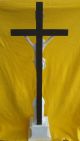 Großes Standkreuz Auf Sockel Mit Jesus Und Maria Aus Bisquitporzellan Skulpturen & Kruzifixe Bild 2