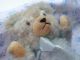 Alter Teddybär Bär Teddy Mit Glasaugen Seidenplüsch Ca.  42 Cm Groß Hellblau Stofftiere & Teddybären Bild 8
