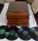 Antikes Tischgrammophon,  Grammophon,  Sofort Spielbereit &videodemo,  Aus Sammlung Mechanische Musik Bild 7