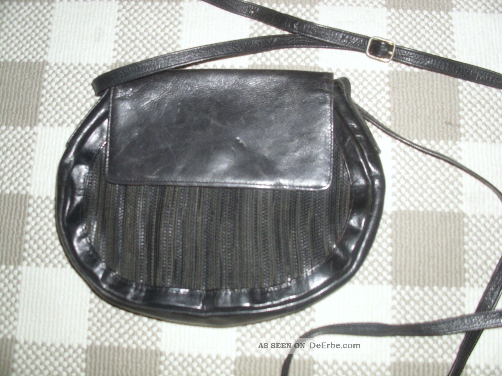 Vintage,  Bodenschatz Kleine Damen Echtleder Tasche Accessoires Bild