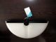 Tre Ci Luce Designer Lampe Wandleuchte Milchglas Weiß Halbmond Lamp Memphis - ära Design & Stil Bild 1