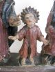 Alte Figurengruppe,  Hl.  Wandel,  Hl.  Familie,  Maria,  Josef,  Jesus,  Barock,  33 Cm Skulpturen & Kruzifixe Bild 1