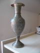 Messing Vase India (31cm Noch) Gefertigt nach 1945 Bild 2
