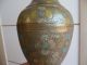 Messing Vase India (31cm Noch) Gefertigt nach 1945 Bild 3