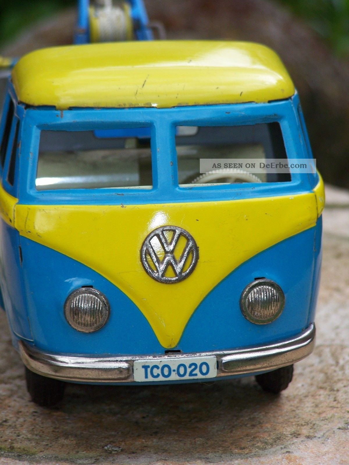 tippco spielzeug Tco 020 Blechauto Vw Bus Service Abschleppauto Alt Blechspielzeug
