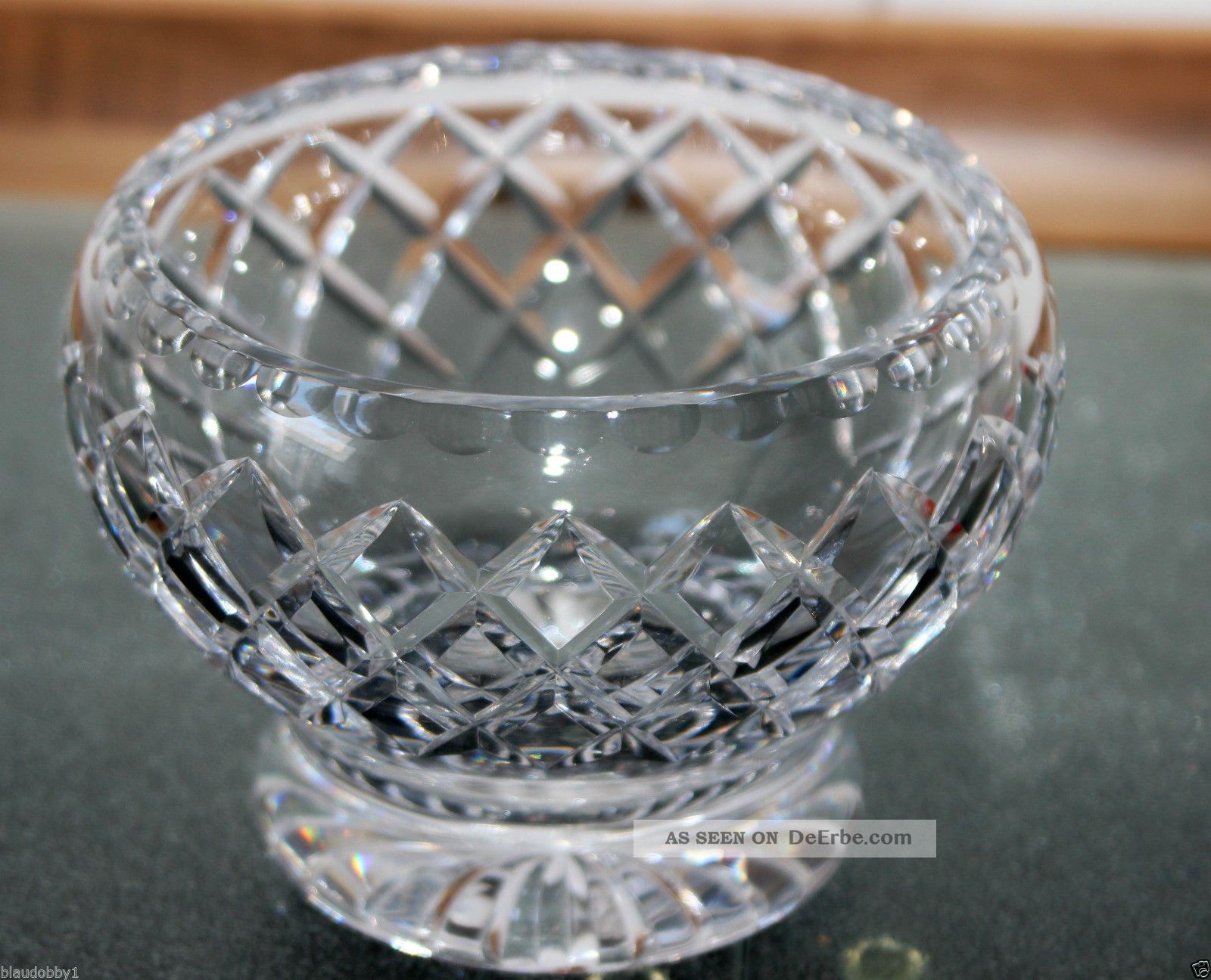 Vase Bleikristall,  Sehr Schöne Glasarbeiten,  Ca.  11 Cm Hoch, Kristall Bild