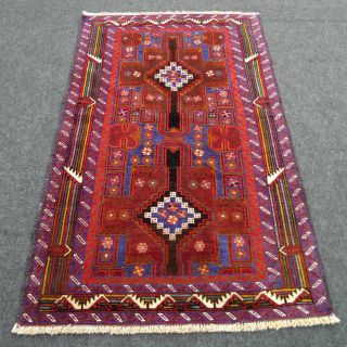 Feiner Orient Teppich Afghan 142 X 87 Cm Belutsch Perserteppich Carpet Rug Tapis Bild