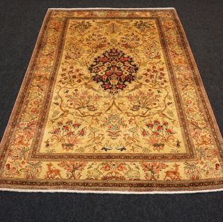 Orient Teppich Seide 157 X 103 Cm Seidenteppich Perserteppich Silk Carpet Rug Bild
