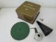D81) Altes Grammophon Bing Pigmyphon In Blech Kiste Jugensprechmaschinen 6 Zoll Mechanische Musik Bild 9