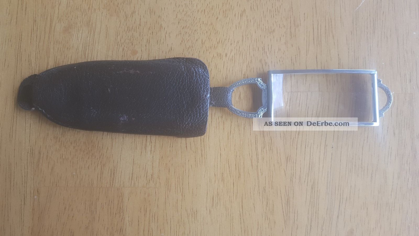 Sehr Seltene Antike Platinon Lupe - 1920? Antike Bild