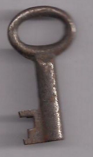Uralt Schlüssel Schatullenschlüssel Hohlschlüssel Möbelschlüssel Kassette 3,  67cm Bild