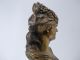 Antike Schwere Große Jugendstil Frauen Bronze Figur.  12 Kg 1900-1949 Bild 7