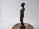 Alte Bronze Frauen Figur Auf Marmorsockel 37cm Hoch 1900-1949 Bild 5