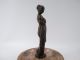 Alte Bronze Frauen Figur Auf Marmorsockel 37cm Hoch 1900-1949 Bild 7