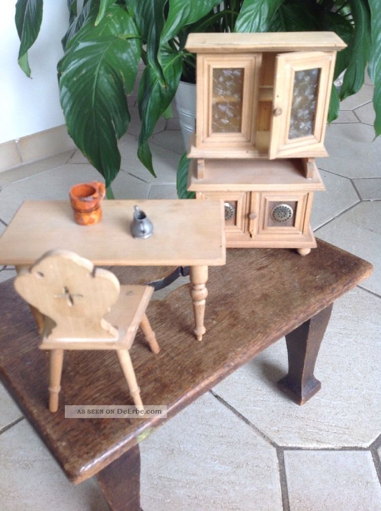 Antike Moritz Gottschalk MÖbel Um 1890 PuppenkÜche Original, gefertigt vor 1970 Bild