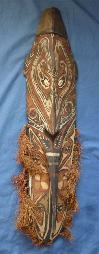 Maske Papua Neuguinea Ahnenfigur Middle East Sepik Province Tumbuan Sawi Mwai Bild