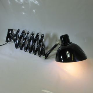 Art Deco Wandscherenlampe Bakelit Schirm Reif Dresden Werkstattlampe Wandlampe Bild