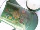 Antike Originale Email - Kanne Mit Wunderschönem Blumendekor Unbeschädigt Emailwaren Bild 2
