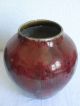 Wmf Ikora Grosse Keramik Vase Laufglasur Ochsenblutglasur (conitz) Nach Stil & Epoche Bild 2
