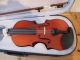 Alte Geige Mit Bogen In Koffer Violine Violin Top Bespielbar Musikinstrumente Bild 1