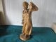 Schöne Holzfigur - Die Liebe Frau - Wartet Schon - 70 Er.  Jahre - Tirol Holzarbeiten Bild 2