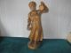 Schöne Holzfigur - Die Liebe Frau - Wartet Schon - 70 Er.  Jahre - Tirol Holzarbeiten Bild 4