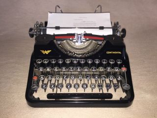 Antike Mechanische Schreibmaschine Continental Mechanical Typewriter Bild