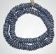 Strang Recycled Krobo Trade Beads Discus Bunte Glasperlen Ghana Entstehungszeit nach 1945 Bild 2
