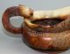 Long 22cm Chinese Hetian Jade Cup Statue Entstehungszeit nach 1945 Bild 1