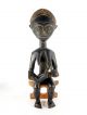 Um1940 Afrikanische Kunst / Holzfigur Mit Patina / Wohl Baule Elfenbeinküste ? Afrika Bild 1