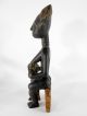 Um1940 Afrikanische Kunst / Holzfigur Mit Patina / Wohl Baule Elfenbeinküste ? Afrika Bild 4
