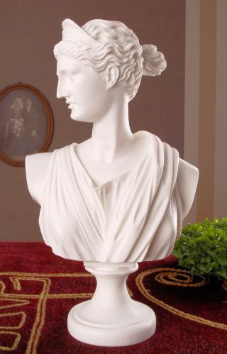 Antike FrauenbÜste Artemis BÜste GÖttin Diana Figur Bild