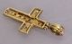 Jugendstil Kreuz Mit Zirkonen,  585 Gold (2936) Schmuck nach Epochen Bild 3