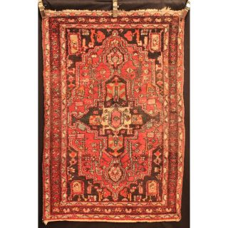 Antik Alt Handgeknüpfter Orient Teppich Bid Jahaa Carpet Tappeto Tapi 105x160cm Bild
