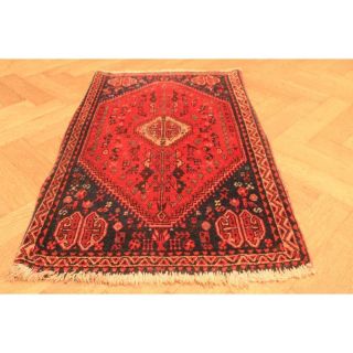 Alt Handgeknüpfter Orient Teppich Zenneh Kurde Old Rug Carpet Tappeto 60x110cm Bild