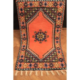 Wunderschöner Handgeknüpfter Orient Teppich Berber Kum Old Rug Carpet 80x140cm Bild