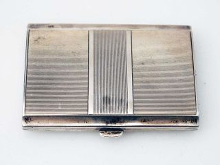 Wunderschönes Zigaretten Etui,  800 Silber,  Um 1930 Bild