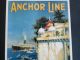 Maritim Plakat Poster Reederei Anchor Line,  Repro V.  Um 1921 - Rarität Nautika & Maritimes Bild 1