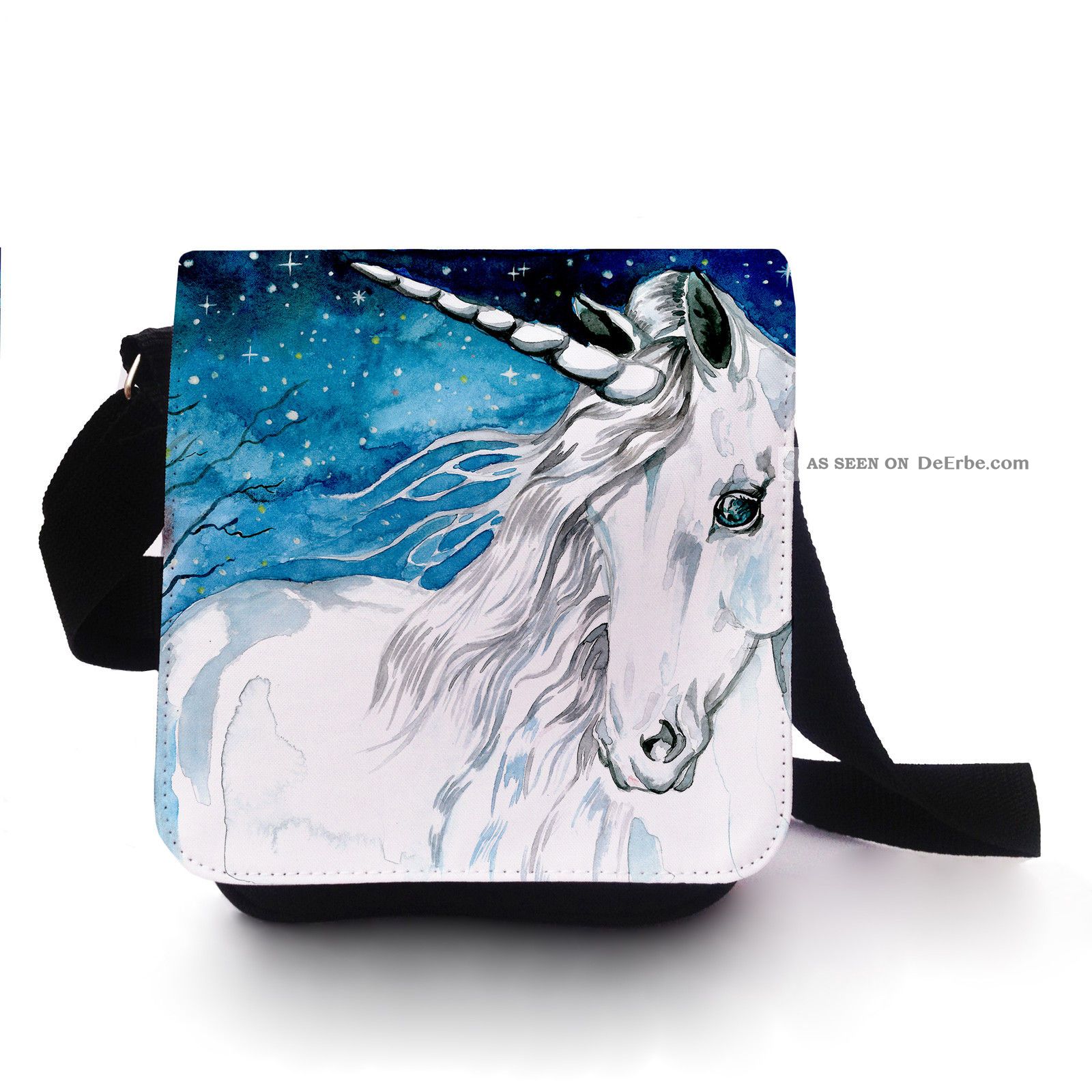 Schultasche Schultertasche Einhorn Im Zauberwald Kt123 Accessoires Bild