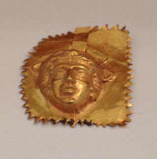 Makedonisch - Griechische Goldmaske,  Goldblech,  Matrize,  Abdruck,  Echtgold Bild